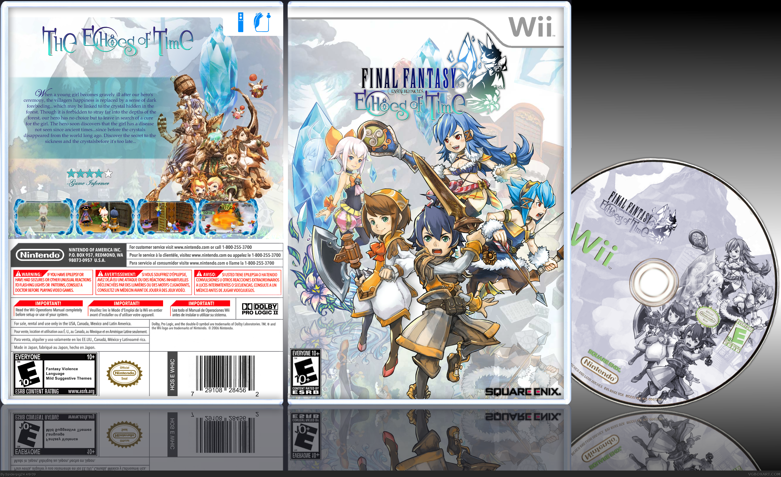 Final Fantasy Crystal Chronicles: Echoes of Time box cover