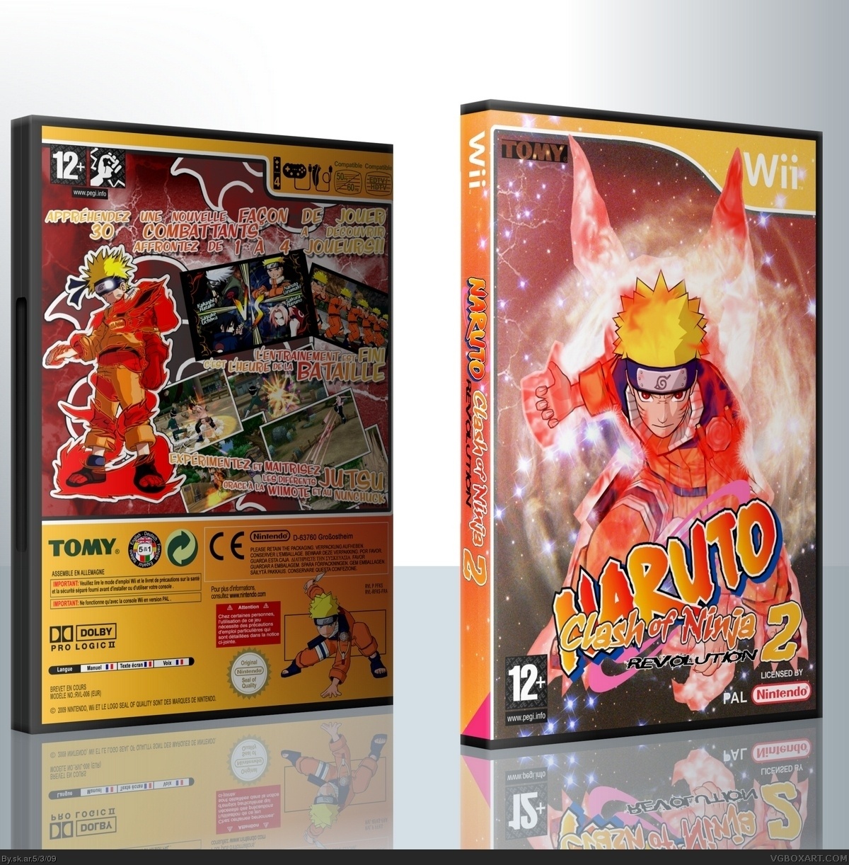 Naruto Clash of Ninja Revolution 2 box cover