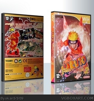 Naruto Clash of Ninja Revolution 2 box art cover