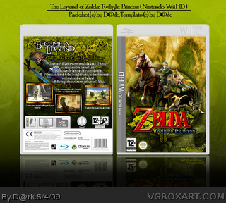 The Legend of Zelda: Twilight Princess (WiiHD) box art cover
