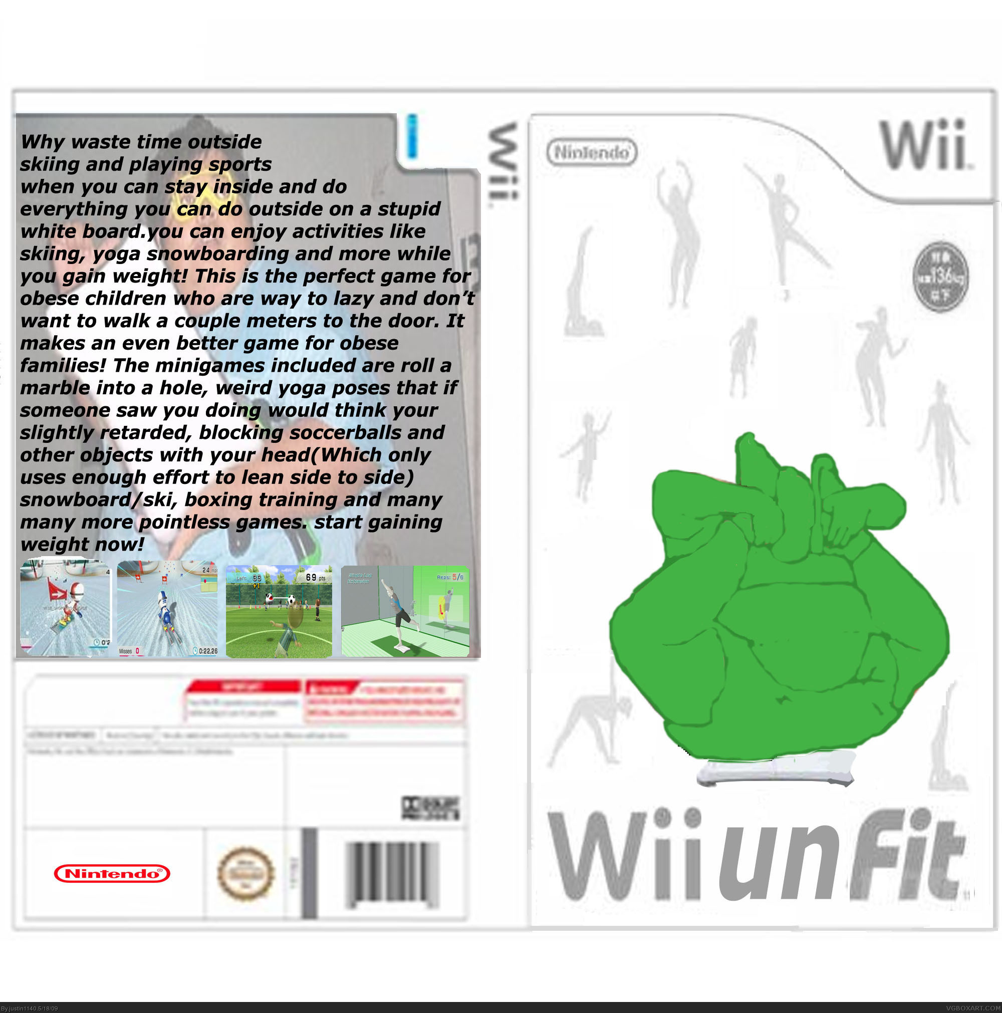 Wii Unfit box cover
