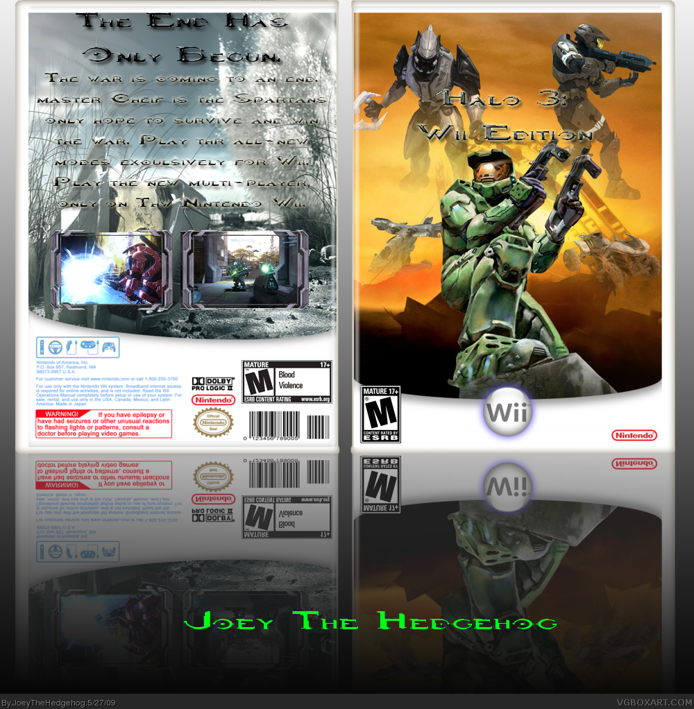 Halo 3: Wii Edition box cover