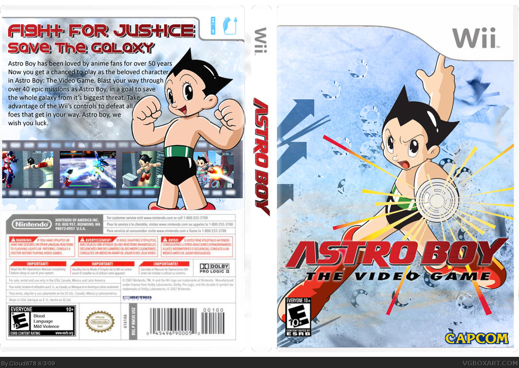 Astro Boy: The Video Game box cover