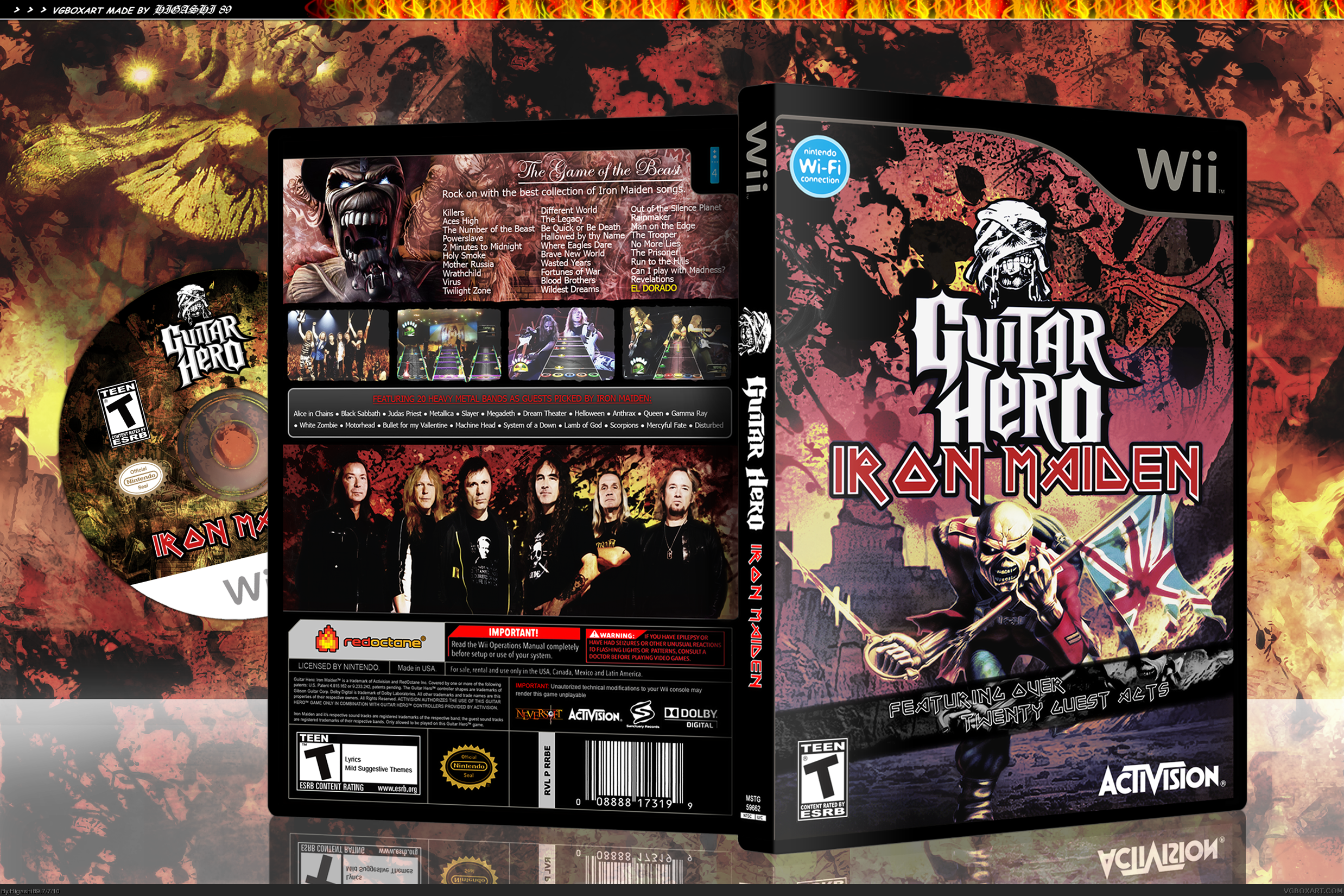 Guitar Hero: Iron Maiden box cover