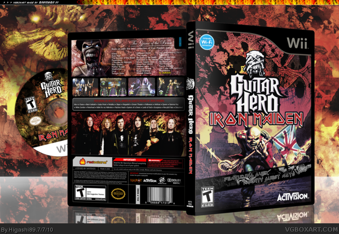 Guitar Hero: Iron Maiden box art cover