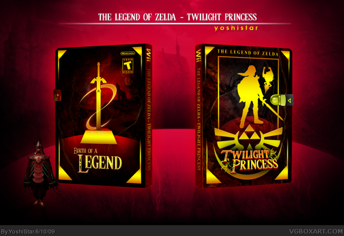 The Legend Of Zelda: Twilight Princess box art cover