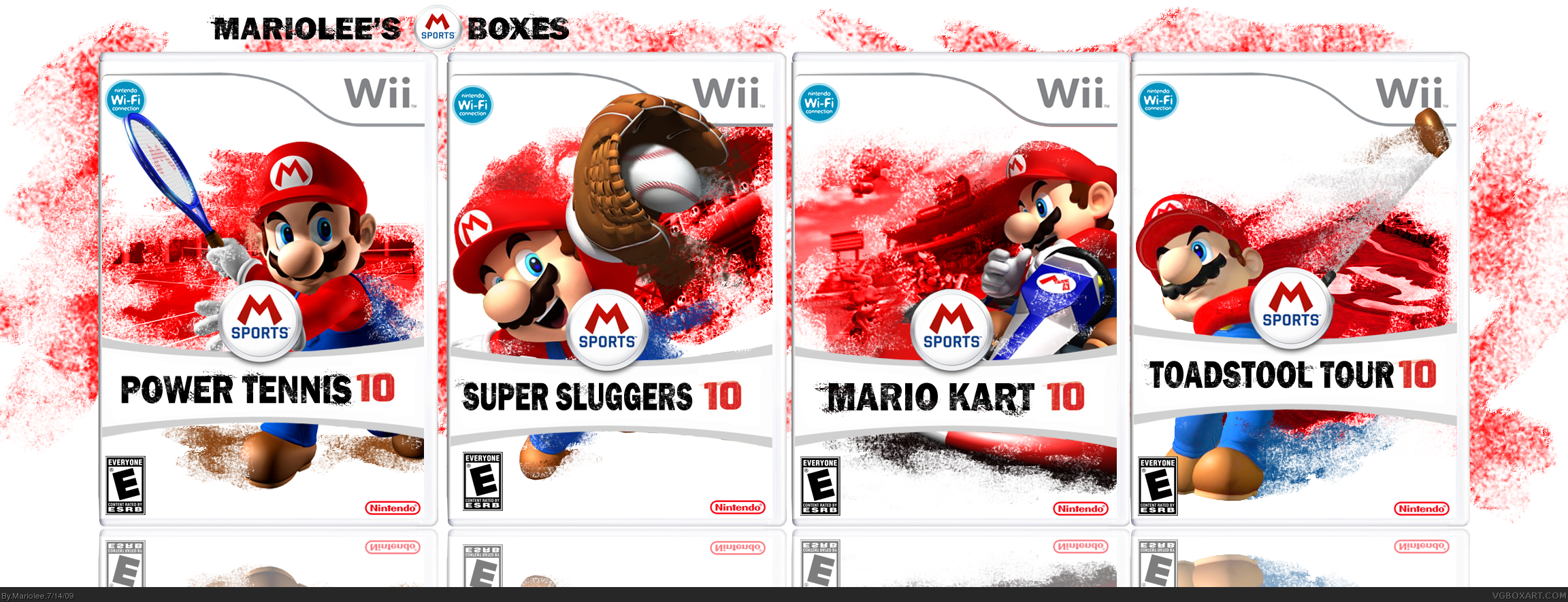 Mario Sports Collection box cover
