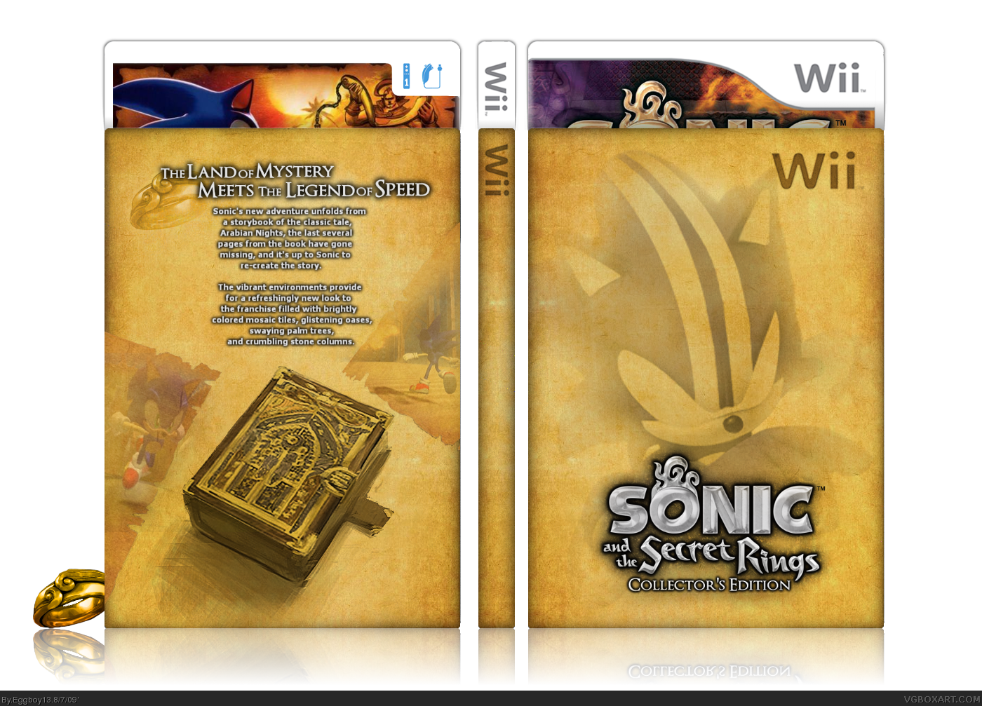 Sonic and The Secret Rings: Collector's Edition box cover