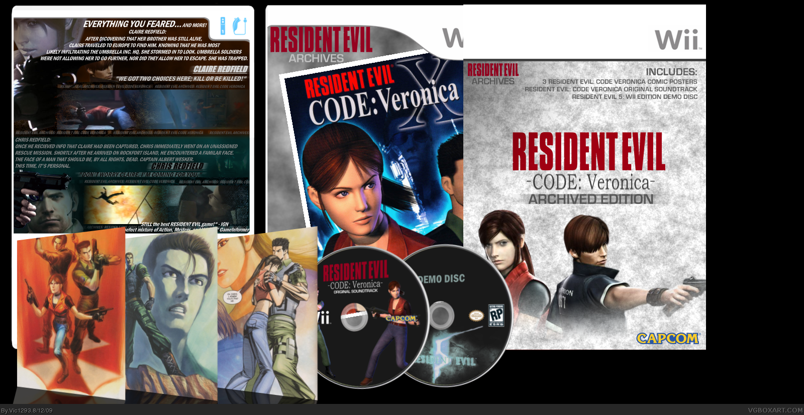 Resident Evil Archives: CODE: Veronica box cover