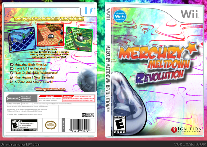 Mercury Meltdown Revolution box art cover