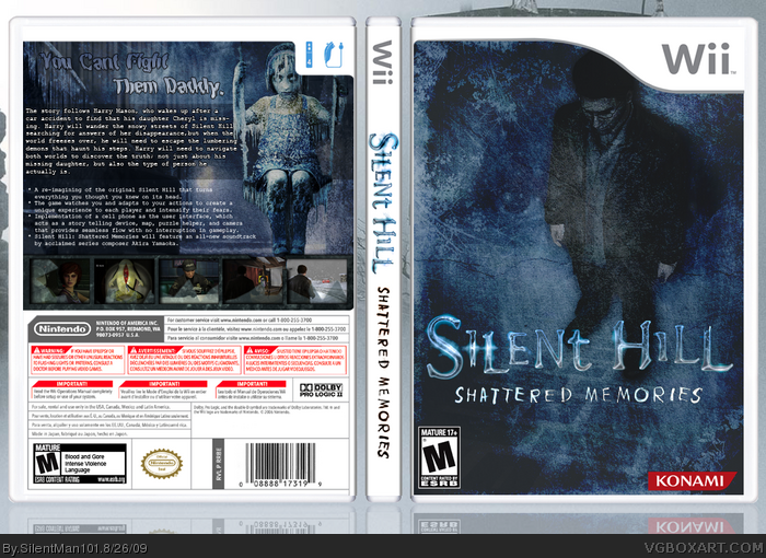 Silent Hill: Shattered Memories box art cover