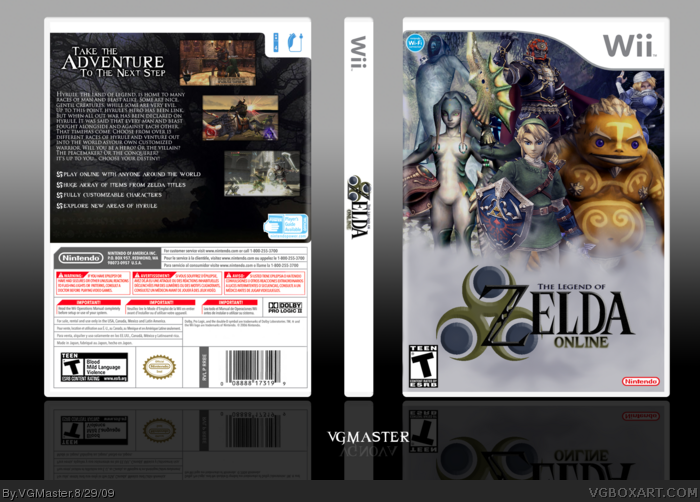 The Legend of Zelda: Online box art cover