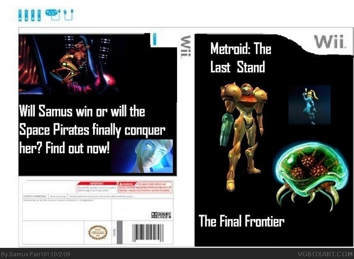 Metroid: The Last Stand box art cover