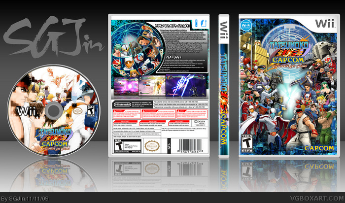 Tatsunoko vs Capcom: Ultimate All-Stars box art cover