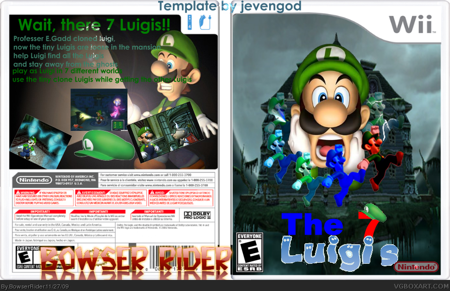 The 7 Luigis box cover