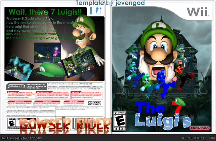 The 7 Luigis box art cover