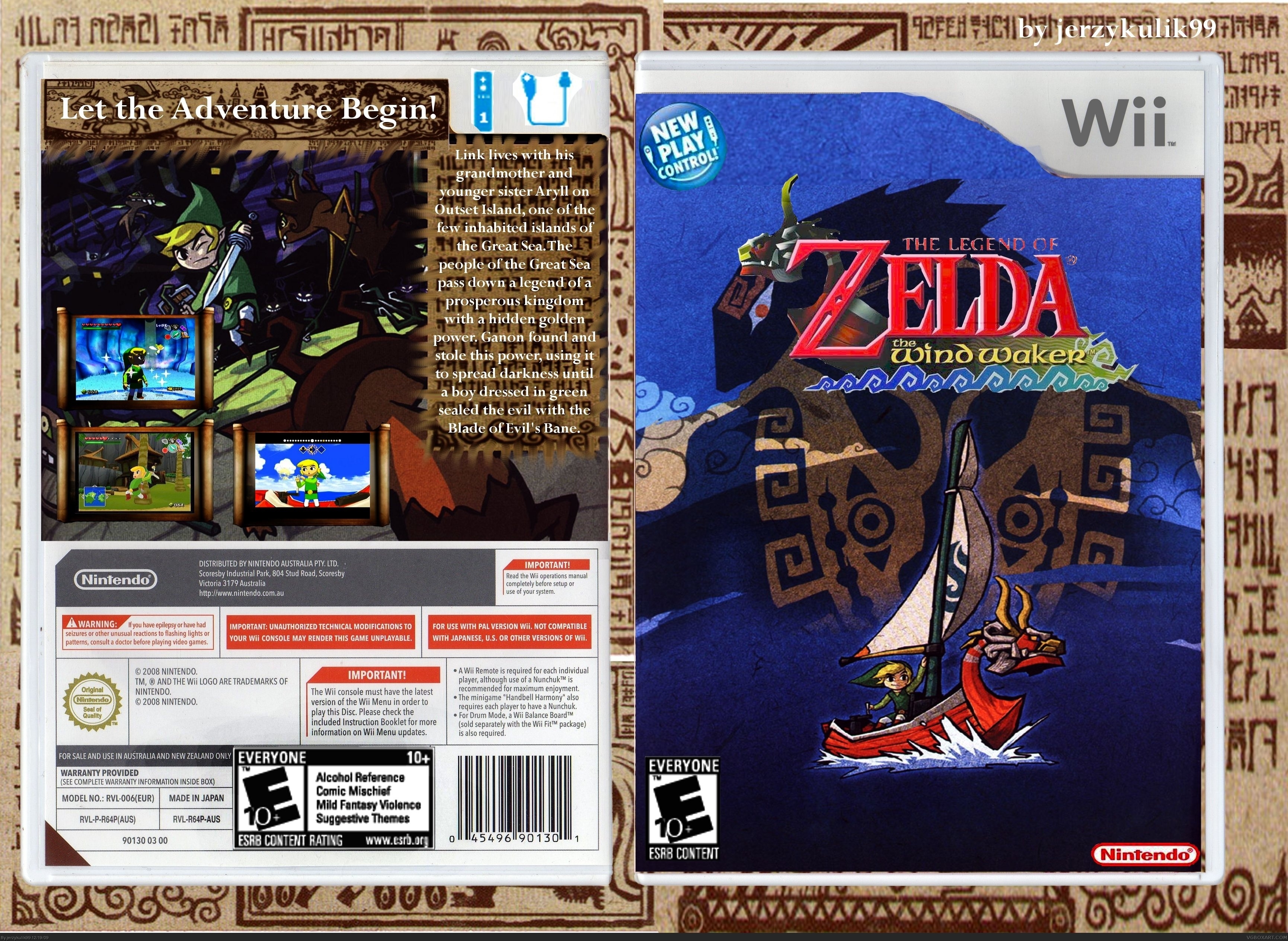 The Legend of Zelda: Wind Waker box cover