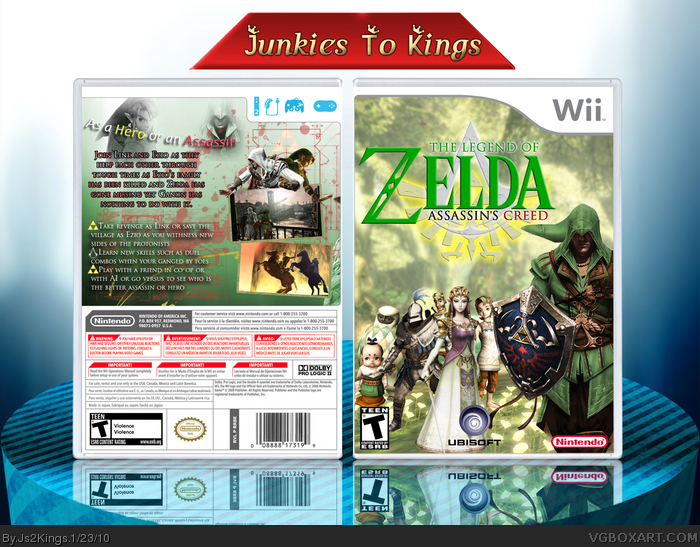 The Legend of Zelda: Assassin's Creed box art cover