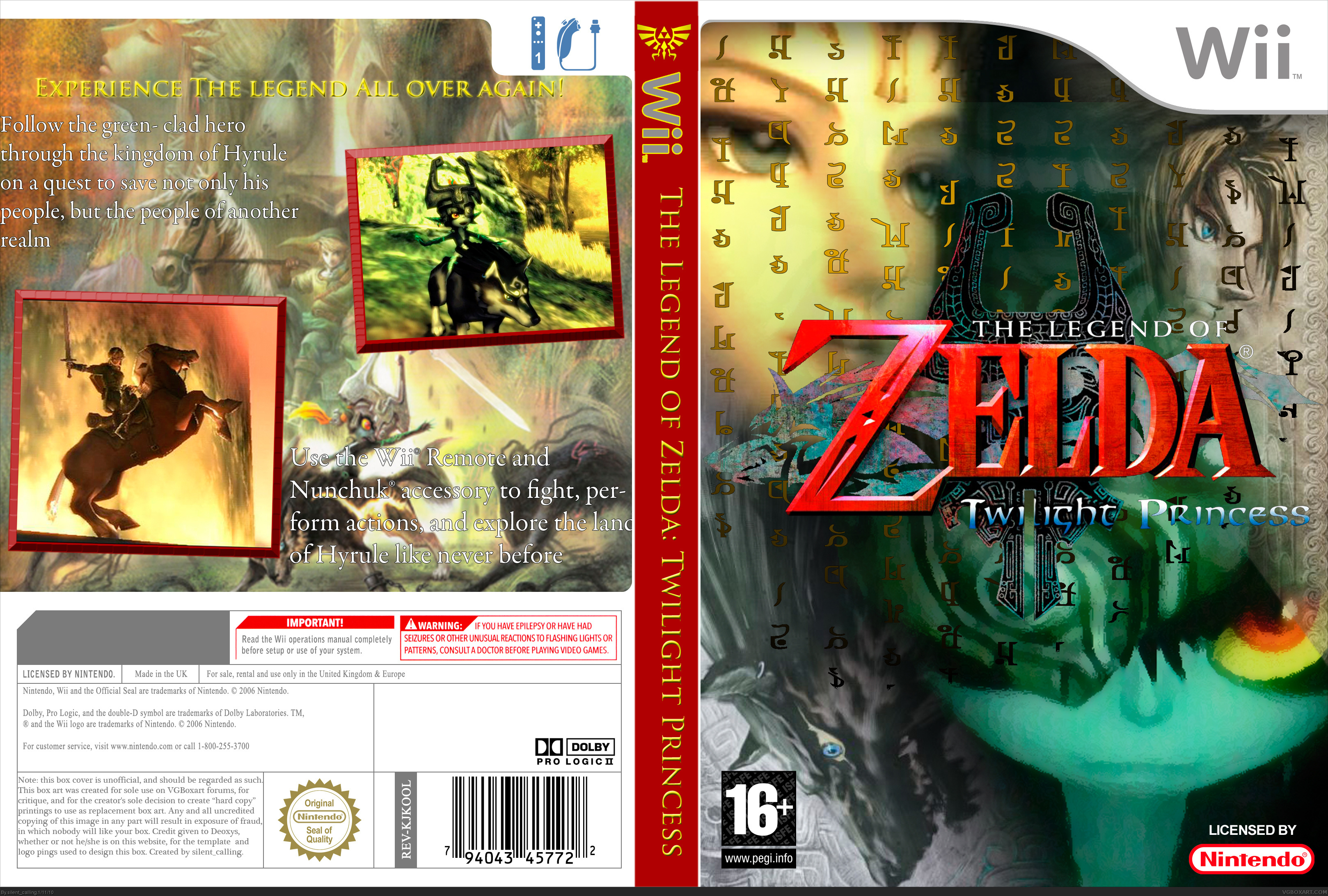 The Legend of Zelda Twilight Princess. 