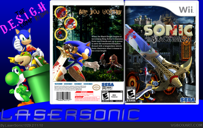 Sonic and the Black Knight box art cover