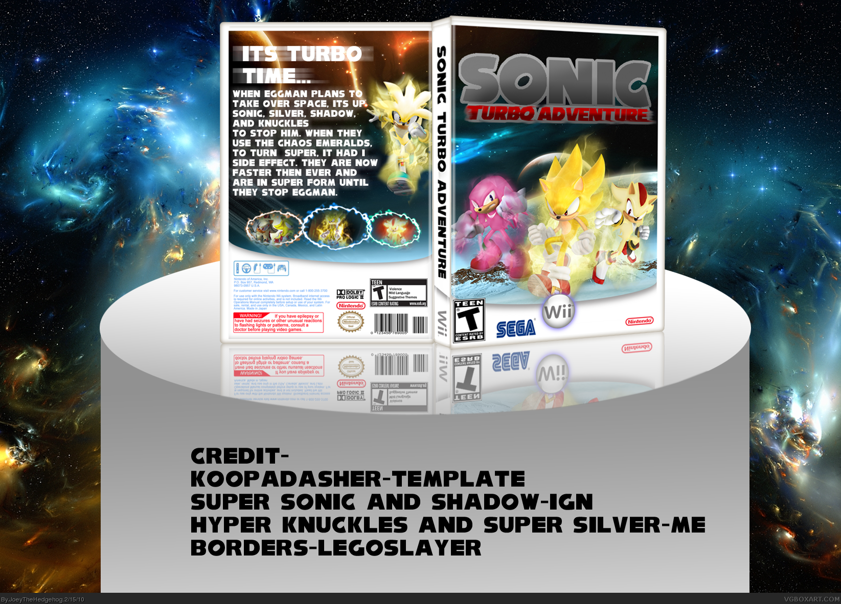 Sonic Turbo Adventure box cover