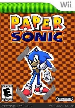 Paper Sonic box cover