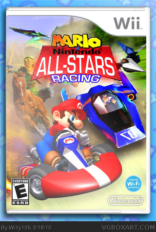 Mario and Nintendo All-Stars Racing box art cover