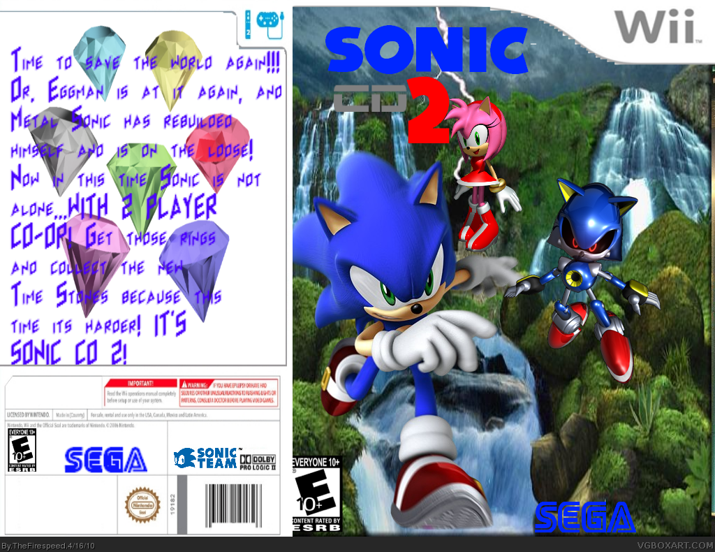 Sonic CD 2 box cover