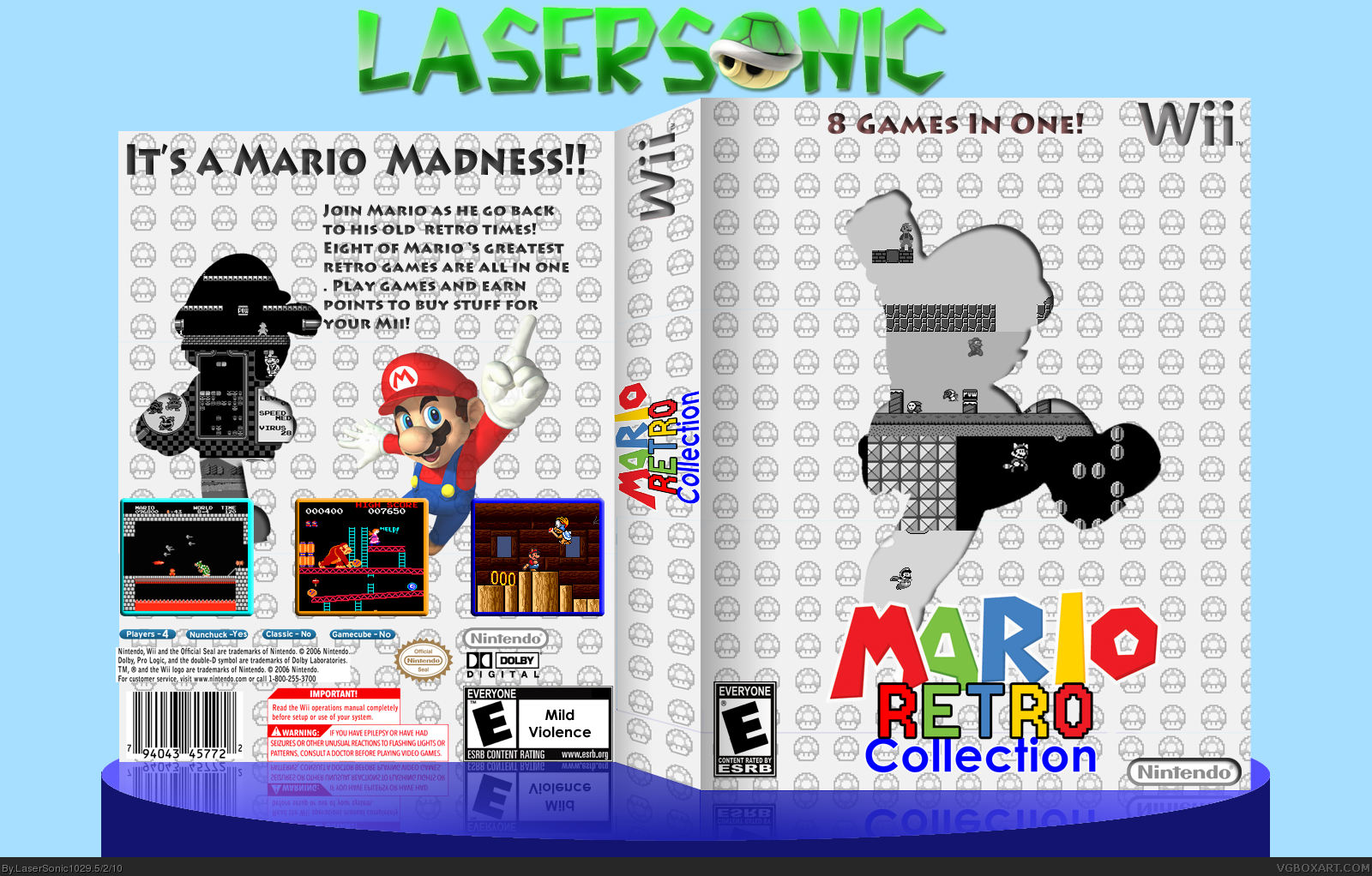 Mario Retro Collection box cover