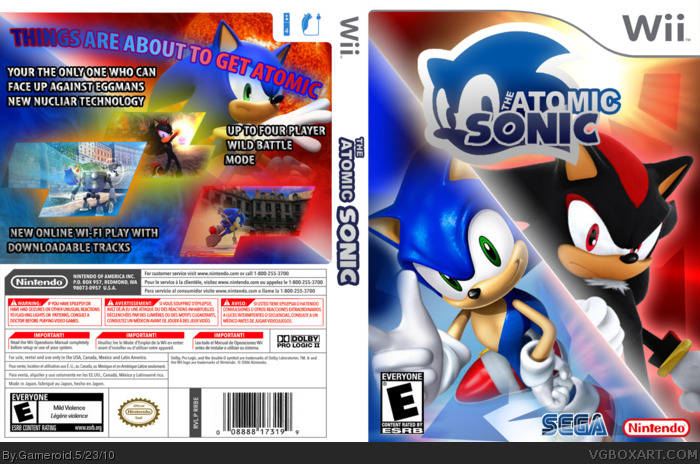 The Atomic Sonic box art cover