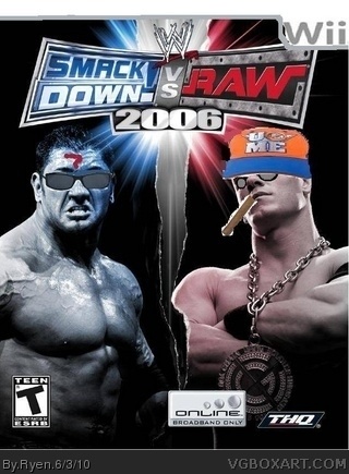 WWE Smackdown vs RAW 2006 box cover