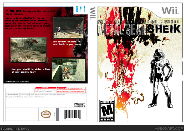 Metal Gear Sheik box art cover