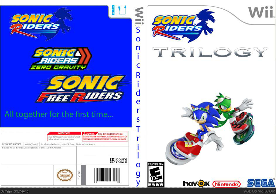Sonic Riders Trilogy box cover