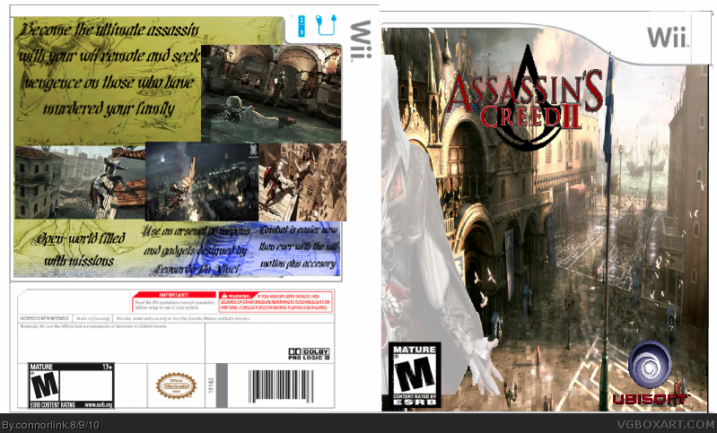Assassins Creed Wii Edition box cover