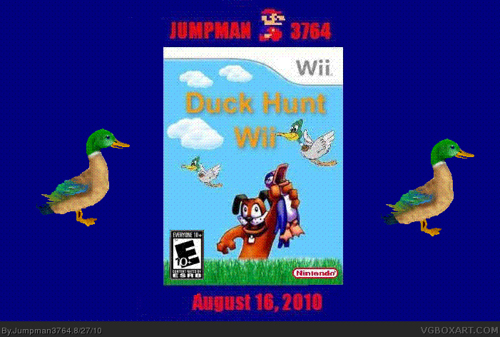 Duck Hunt Wii box cover
