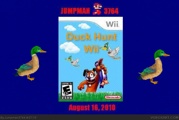Duck Hunt Wii box art cover