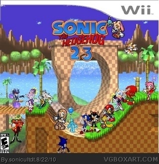 sonic the hedgehog 23 box cover