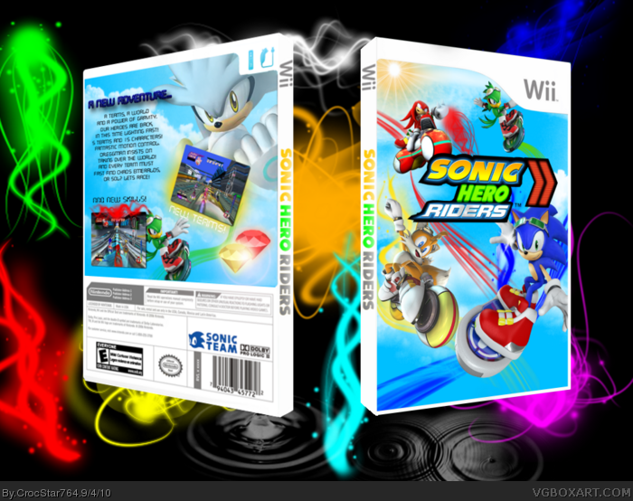 Sonic Hero Riders box art cover