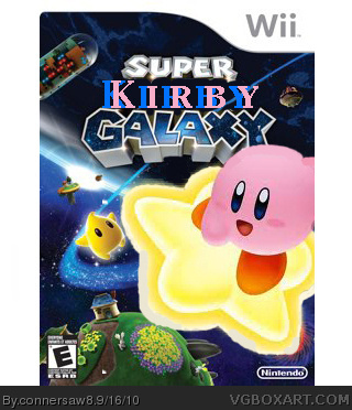 Super Kirby Galaxy box cover