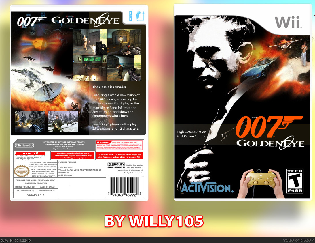 007 Goldeneye 2010 box cover
