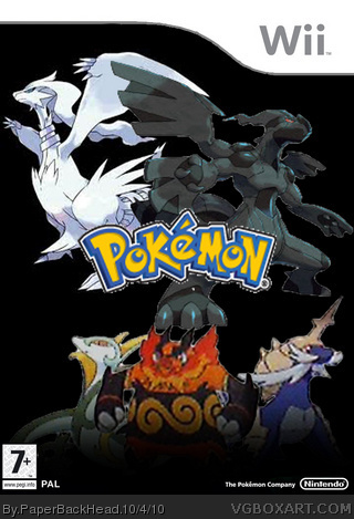 Pokemon: Black & White Wii box art cover