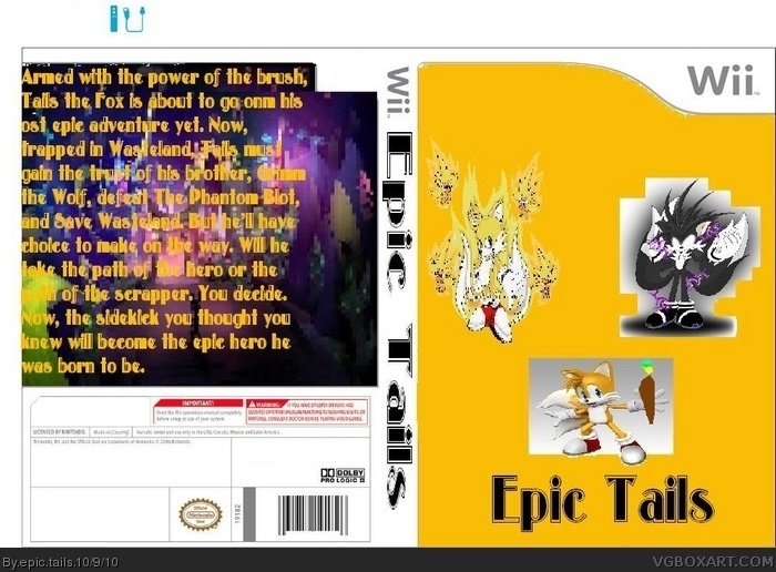 Epic Tails box art cover