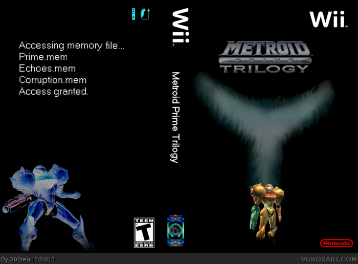 Metroid Prime Trilogy box art cover