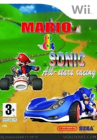 Mario & Sonic All-stars Racing box cover