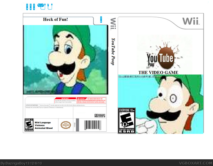 YouTube Poop: The Game box art cover