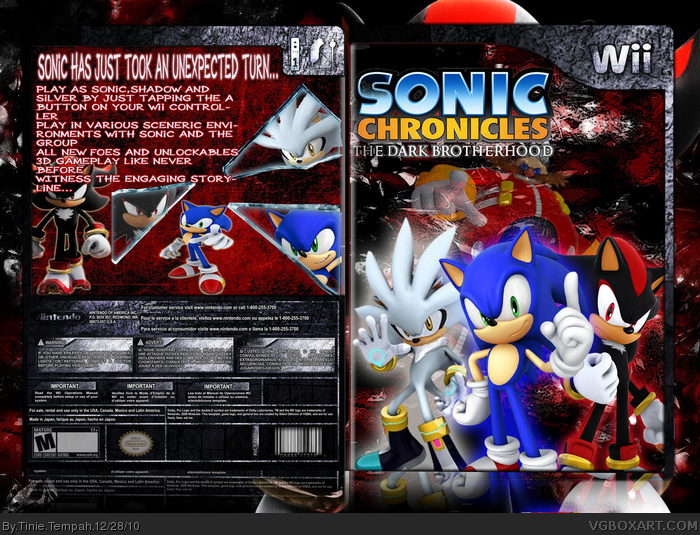 Sonic Chronicles - The Dark Brotherhood box art cover