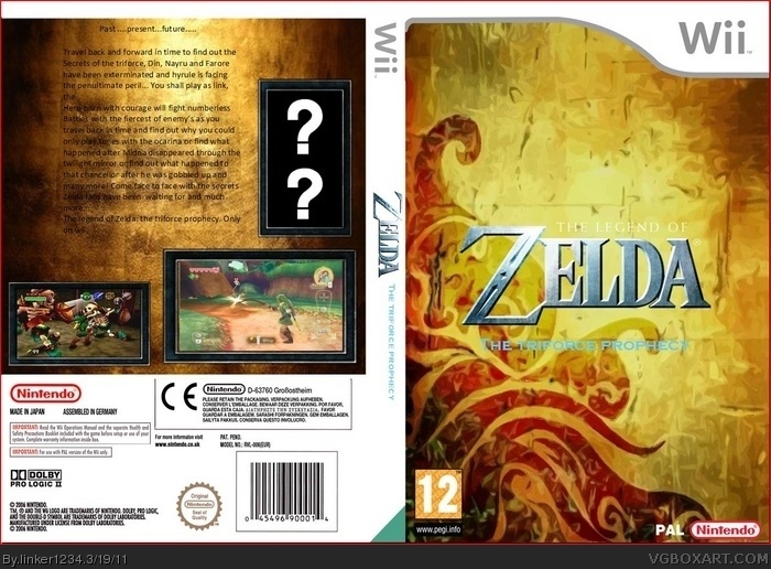 The legend of zelda : the triforce prophecy box art cover