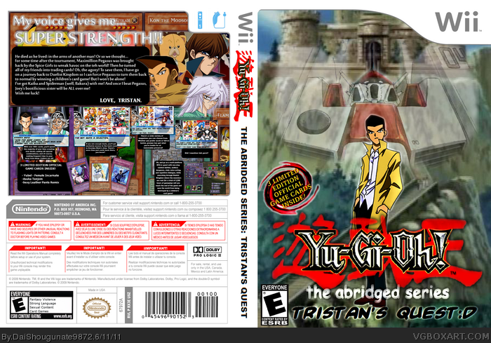 Yu-Gi-Oh: The Abriged Series box art cover