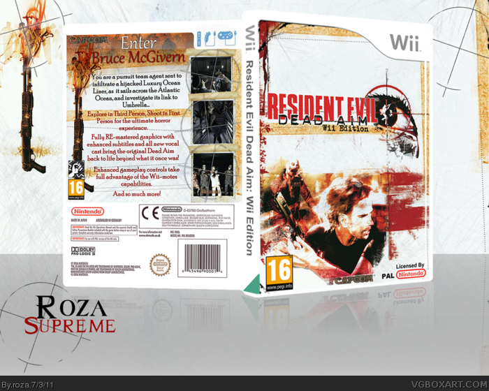 Resident Evil Dead Aim: Wii Edition box art cover