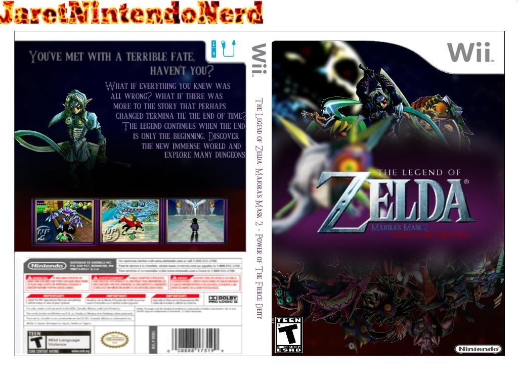 The Legend of Zelda: Majora's Mask 2 box cover